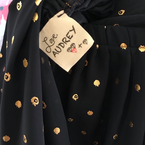 ๐ Dark Navy & Gold Backless Hi Lo Dress Sz L - Picture 6 of 7